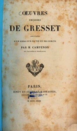 Oeuvres choisies