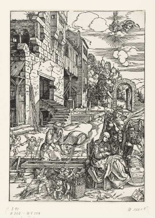 Aufenthalt in Ägypten, Blatt 15 der Folge "Marienleben (nach dem Text)"