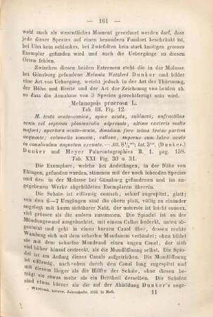 Conchylien der Süsswasserkalkformation Württembergs