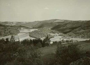 Das Müglitztal, talabwärts gesehen