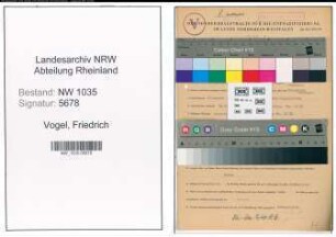 Entnazifizierung Friedrich Vogel , geb. 17.08.1895 (Kaufmaennischer Angestellter)