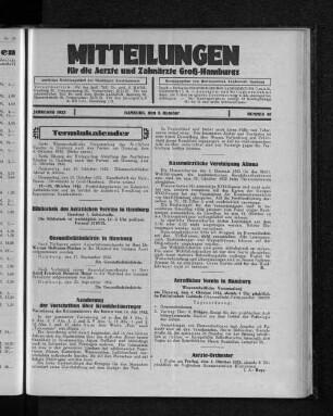 Jahrgang 1932, Hamburg, den 2. Oktober, Nummer 40
