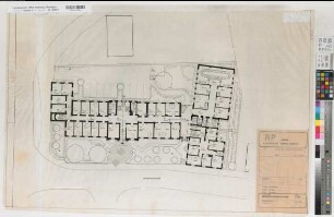 Arnsberg, Bezirksregierung, Dienstgebäude Seibertzstr. 2, Grundriss Erdgeschoss
