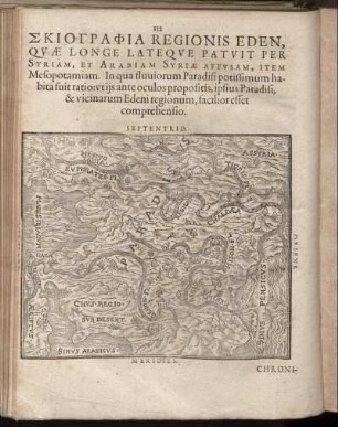 Karte "Skiographia Regionis Eden"
