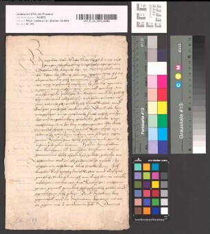 Graf Gumprecht von Neuenahr erklärt dem Reichskammergerichts-Advokat Jacob Hickel zu Speyer, daß er dem ergangenen Kaiserlichen Pönal-Mandat Folge leistend, die Gebrüder von Wichthoven ihrer entlassen habe.