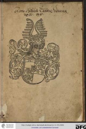 Altte hessische Landtsordnung , de anno 1497.