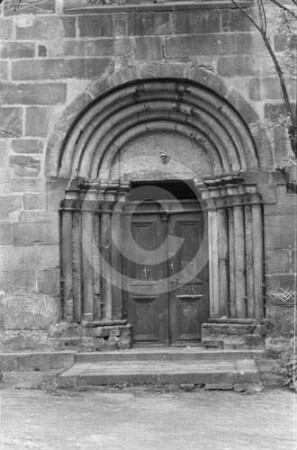 Südportal der evangelischen Pfarrkirche Goldberg