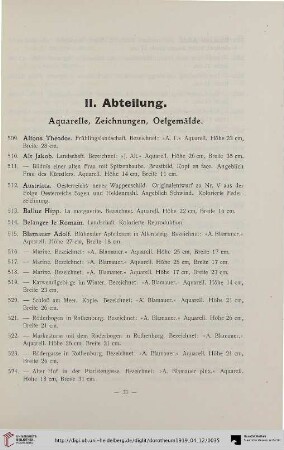 II. Abteilung (Nr. 509-991)