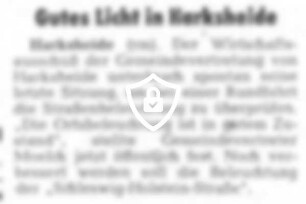 Gutes Licht in Harksheide