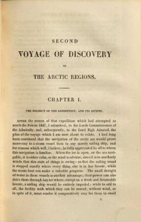 Narrative of a second voyage in search of a north-west passage, and of a residence in the Arctic regions, during the years 1829, 1830, 1831, 1832, 1833 : Including the reports of James Clark Ross and the discovery of the northern magnetic pole