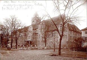Fischer, Theodor; Jena; Universität - Bauarbeiten Straßenansicht