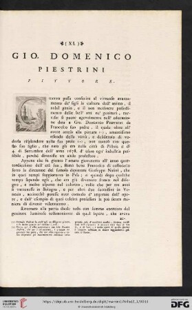 Gio. Domenico Piestrini pittore