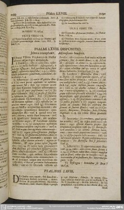 Psalmi LXVIII. Dispositio. Jehova triumphator. Adscensionis beneficia