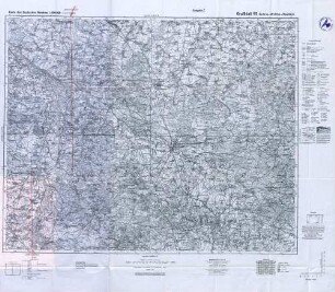 Reichskarte: Großblatt 92 Guhrau-Wohlau-Rawitsch