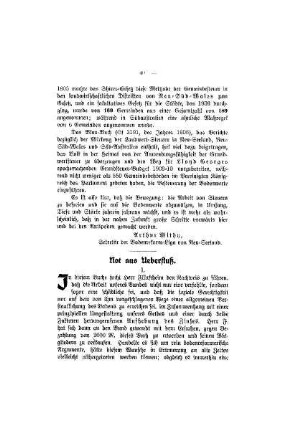 Not aus Ueberfluss