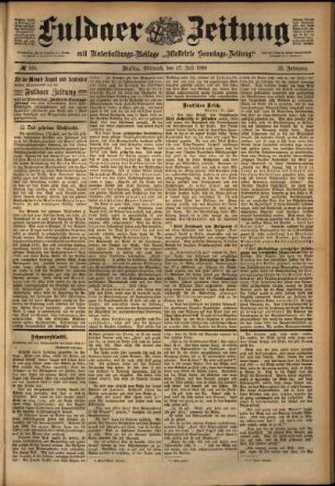 Ausgabe vom Mittwoch, den 27. Juli 1898.