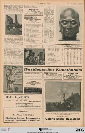 Nr. 29/30 (26. Juli 1936), S. 6: Preisberichte