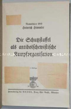 Nationalsozialische Propagandaschrift über die SS