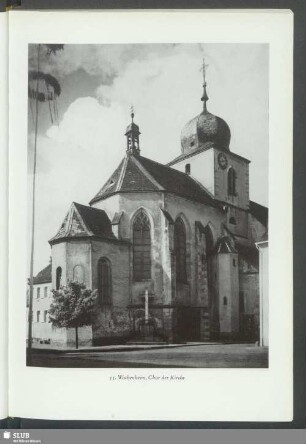 Wachenheim, Chor der Kirche