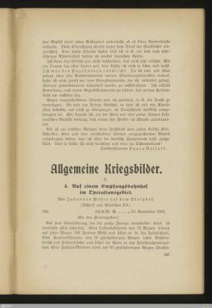 Allgemeine Kriegsbilder