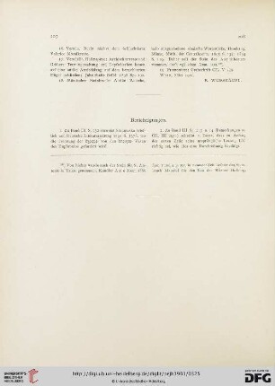 Berichtigungen