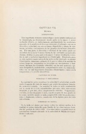 Capítulo VII. Nubes