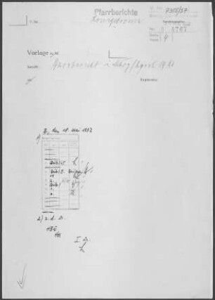 Königsbronn mit Itzelberg und Ochsenberg: Visitationsbericht 1960