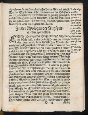 In der Apologia der Augspurgischen Confession.