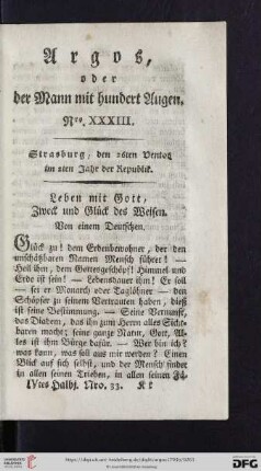 Nro. XXXIII