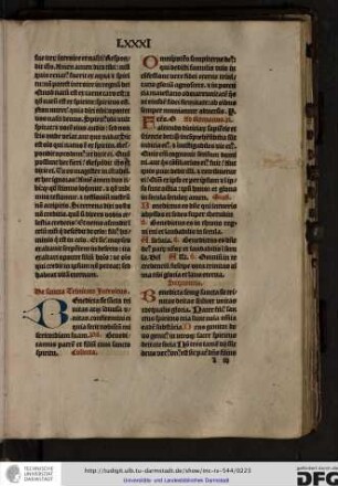 De sancta trinitate.