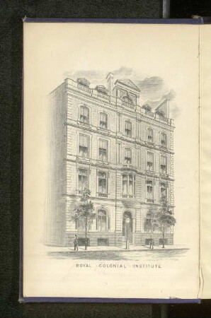 Illustration of Institute Building. : Royal Colonial Institute