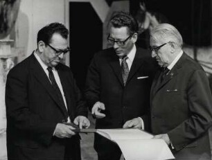 [Ende der Generalintendantenzeit an der Deutschen Oper, Prof. Dr. Egon] Seefehlner, [Prof. Werner] Stein, [Gustav Rudolf] Sellner