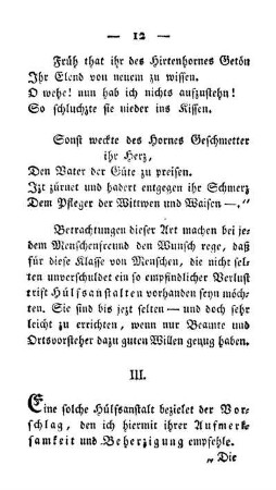 III. [Leicht ausführbarer Vorschlag zu ihrer Errichtung.]
