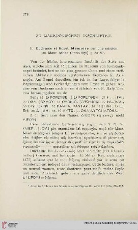36: Zu makedonischen Inschriften