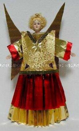Rauschgoldengel Rot Gold, Unikat