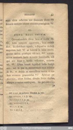11. Signa Mali Ominis.