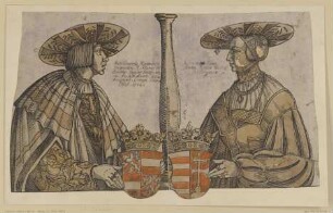 Doppelbildnis des Ferdinand I. und der Anna