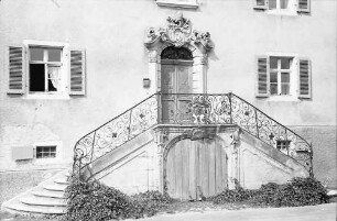 Tunsel: Pfarrhaus; Treppe