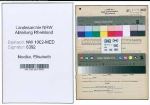 Entnazifizierung Elisabeth Noelke , geb. 12.12.1921 (Hilfsschw.)