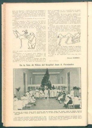 En la Sala de Niños del hospital Juan A. Fernández