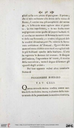 Prigioniere Barbaro Tav. CXXI