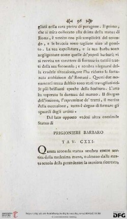 Prigioniere Barbaro Tav. CXXI