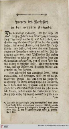 Vorrede des Verfassers