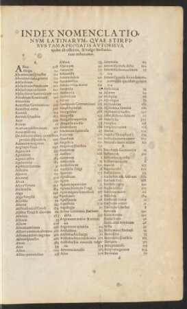 Index Nomenclationum Latinarum ...