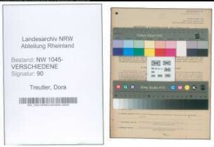 Entnazifizierung Dora Treutler , geb. 05.02.1895 ()