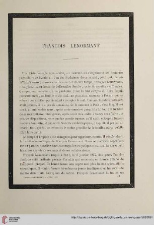 François Lenormant