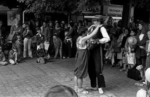 Freiburg i. Br.: Straßenpantomime