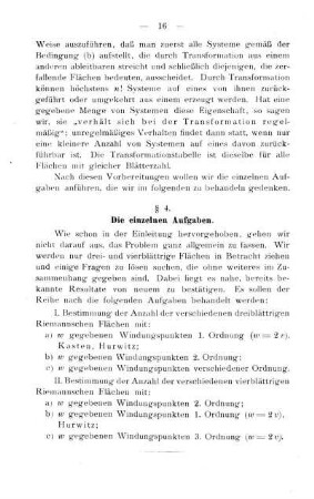 § 4. Die einzelnen Aufgaben