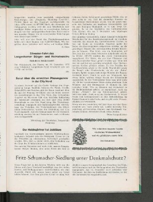 Fritz-Schumacher-Siedlung unter Denkmalschutz