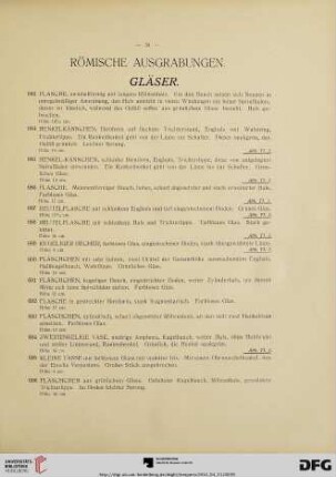 Gläser (Nr. 683-733)